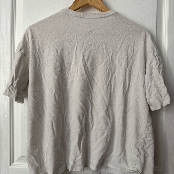 Billabong Vintage Graphic Tee in Cream with Blue and Pink - Picture 5 of 5